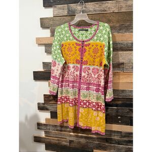 Gudrun Sjoden colorful cardigan size XL